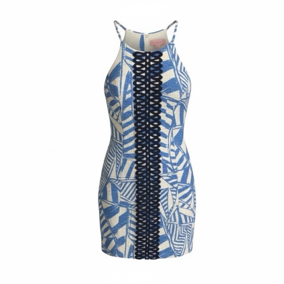 Lilly Pulitzer Dresses & Skirts - Lilly Pulitzer Annabelle Bay Blue‎ Yacht Sea shift dress